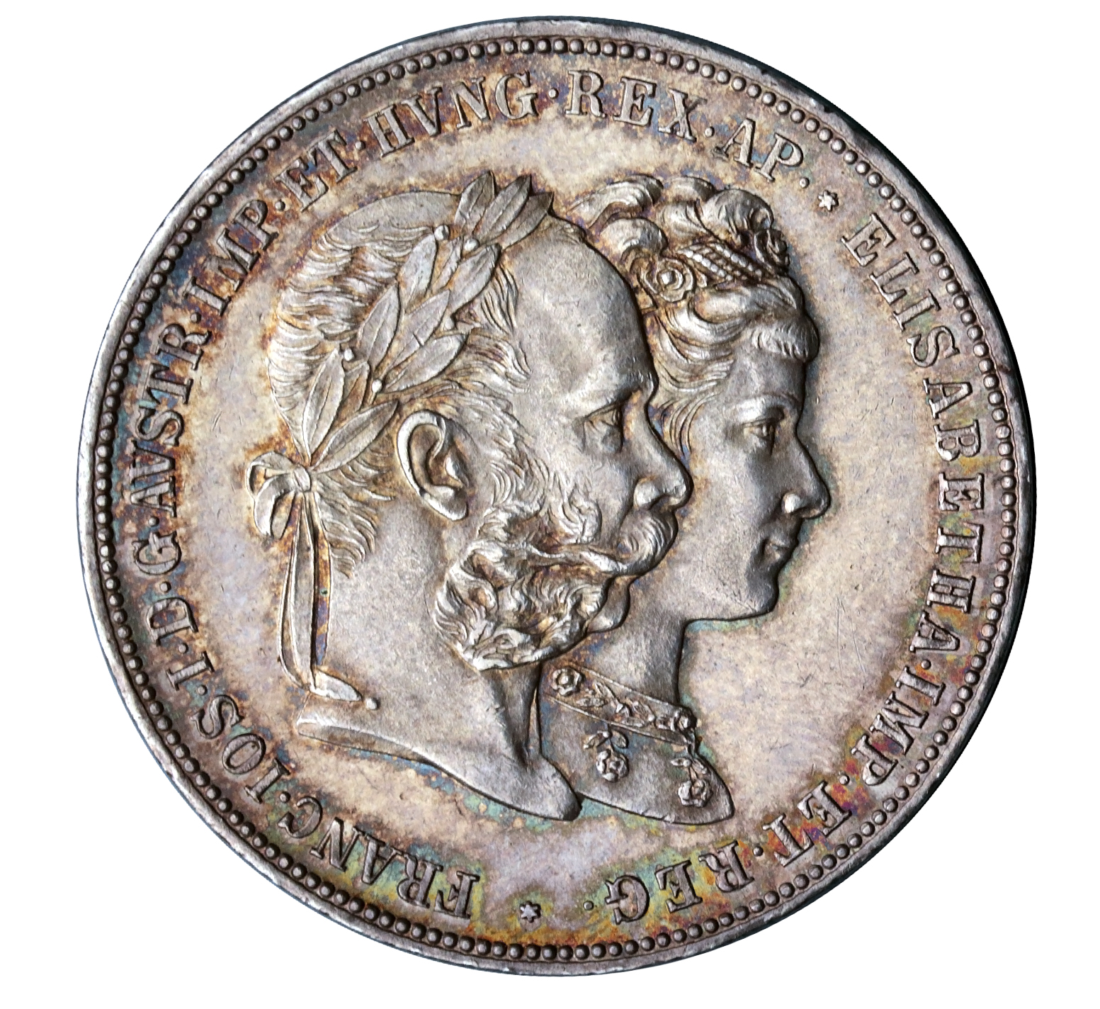 Franz Josef - 2 zlatník svatební