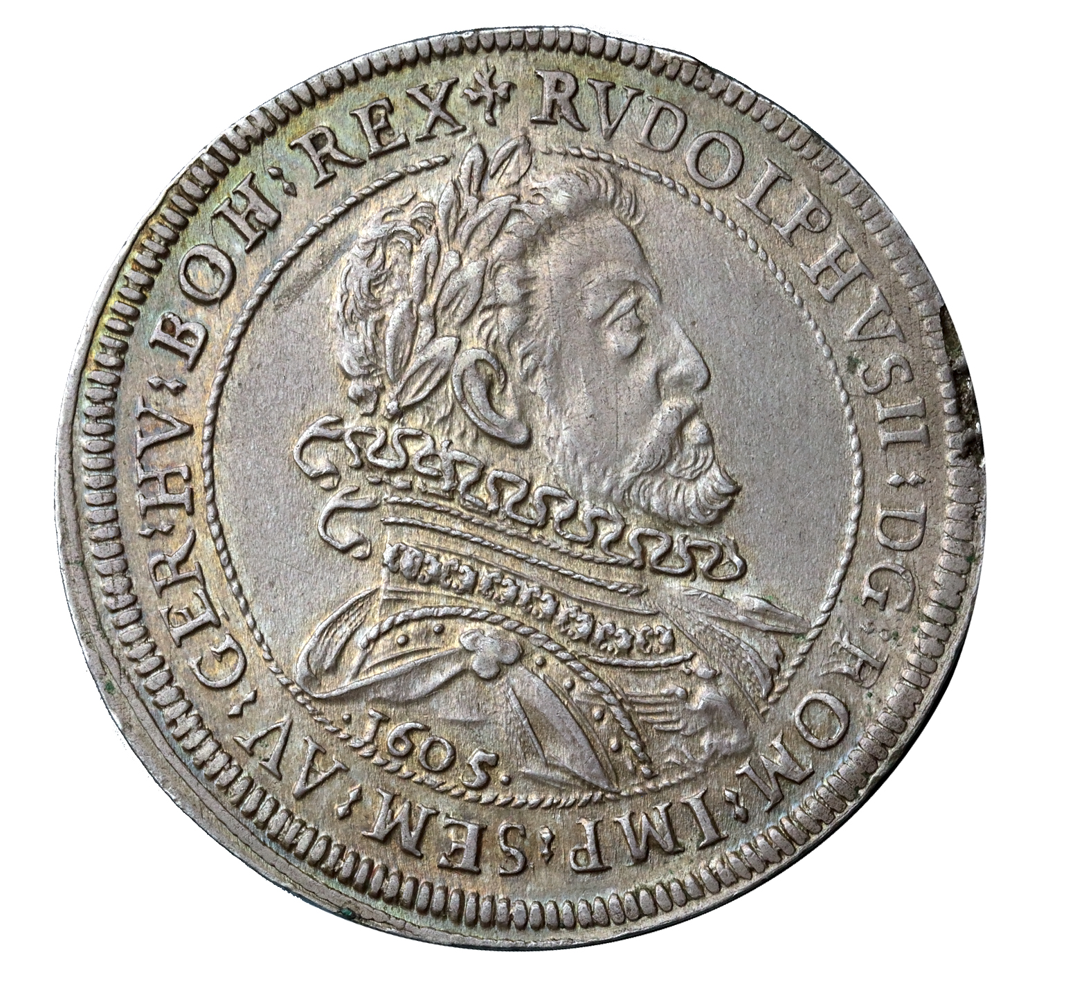 Rudolf II. tolar 1605 Hall